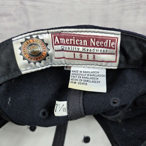 Harley Davidson Fitted 7 1/8 Hat American Needle Quality Officially Licensed Cap - Picture 7 of 7